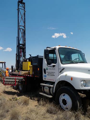 Cascade drill fitted with an Auger Drill