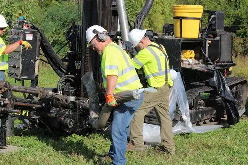 Cascade environmental working with a Sonic Drill