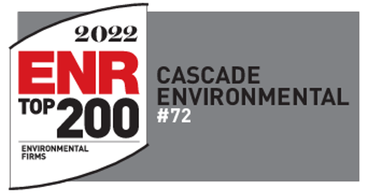 Cascade Claims Spot on ENR Top 200 Environmental Firms List