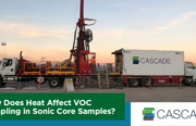 How Does Heat Affect VOC Sampling in Sonic Core Samples?